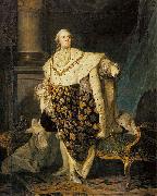 Joseph-Siffred  Duplessis Louis XVI in Coronation Robes Sweden oil painting artist